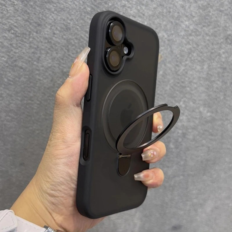 マットリングホルダー付きガラスレンズスマホケース iPhon - Phone Ring Holder のレビューと価格
